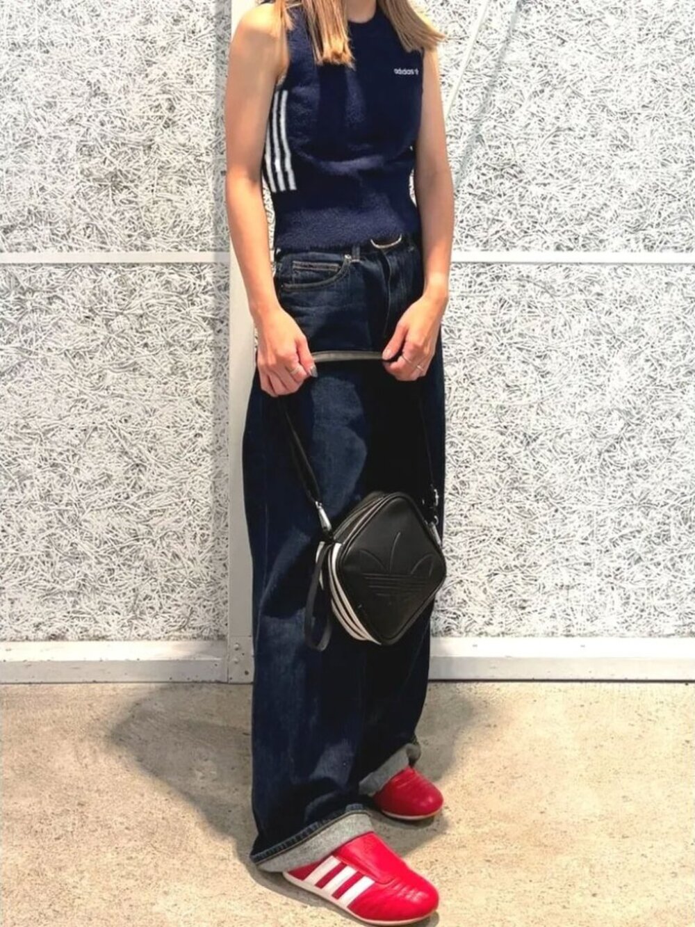 Adidas Fluffy Knit Vest - Picture 2 of 7
